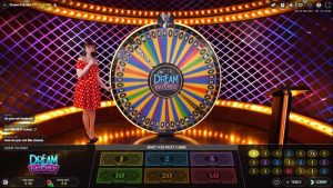 Dream Catcher betting interface how to play live casino game